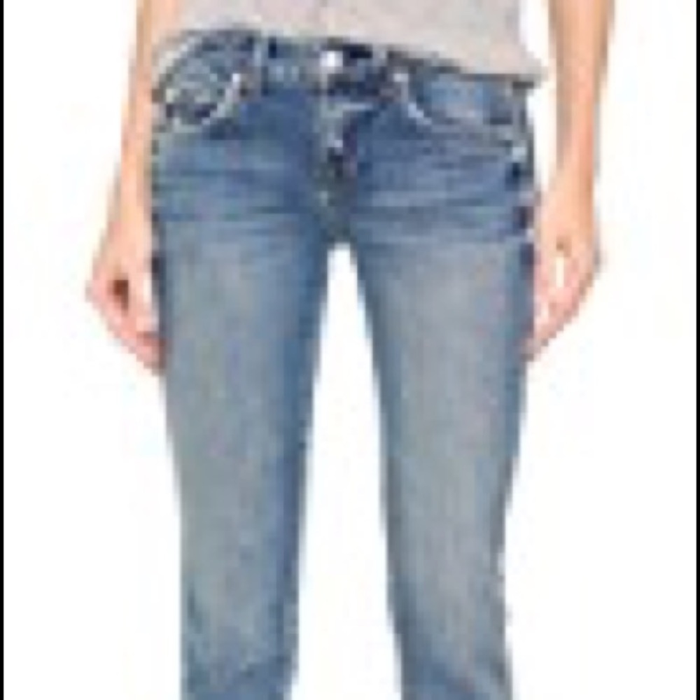 Amo Kate Crop Straight Leg Jeans